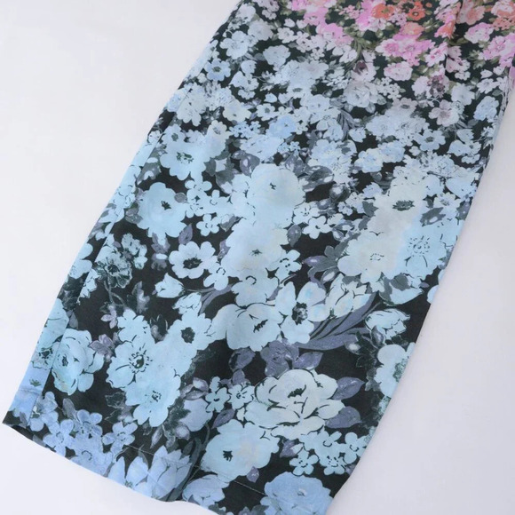 Reiss Floral Print Wide Leg Trousers Pants Size 8 NWT - Picture 9 of 15